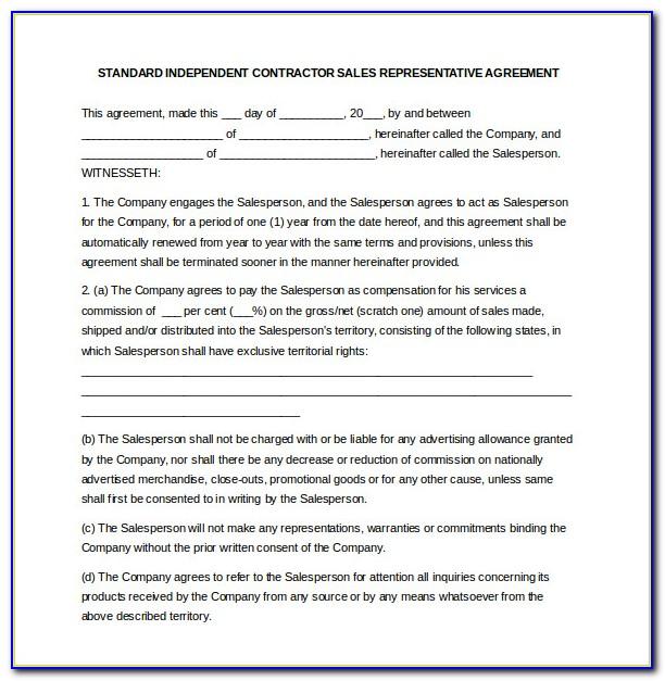 International Sales Commission Agreement Template Free