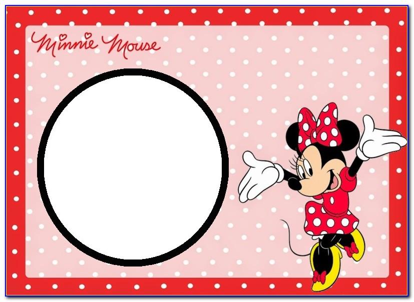 Minnie Mouse Birthday Invitation Template Free