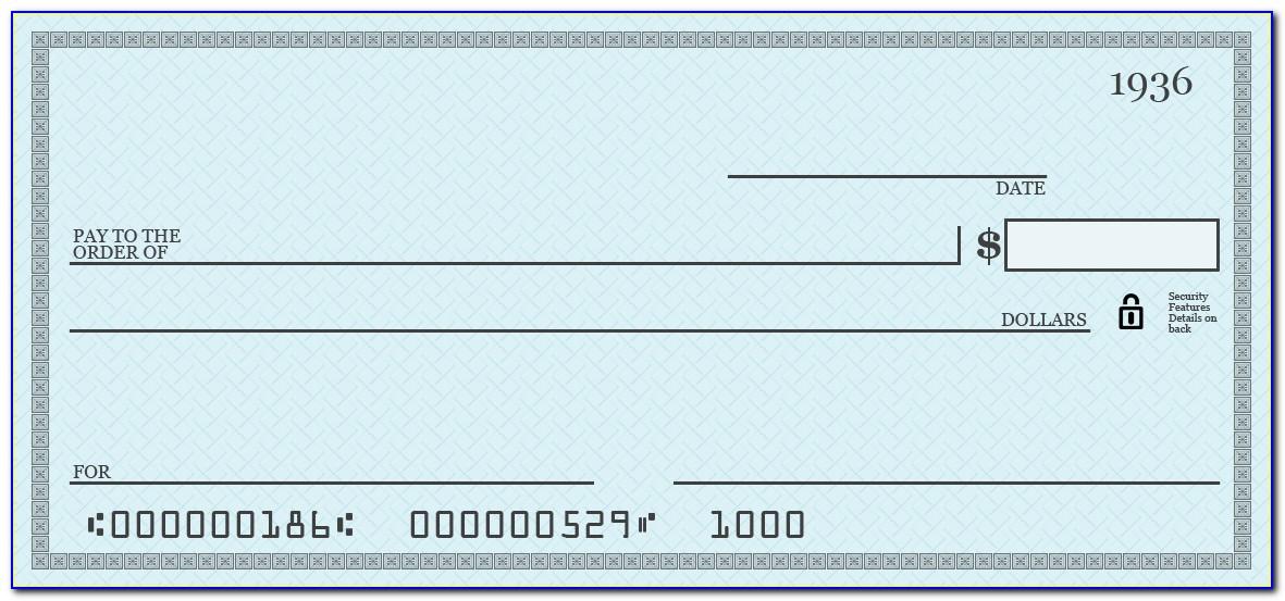 Oversized Check £ Template Free