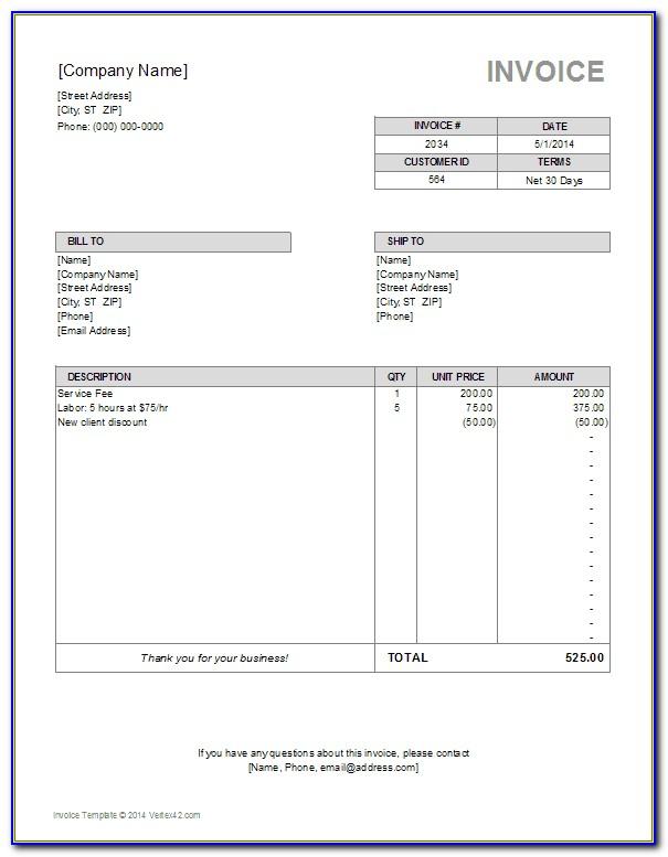 Paid Invoice Form
