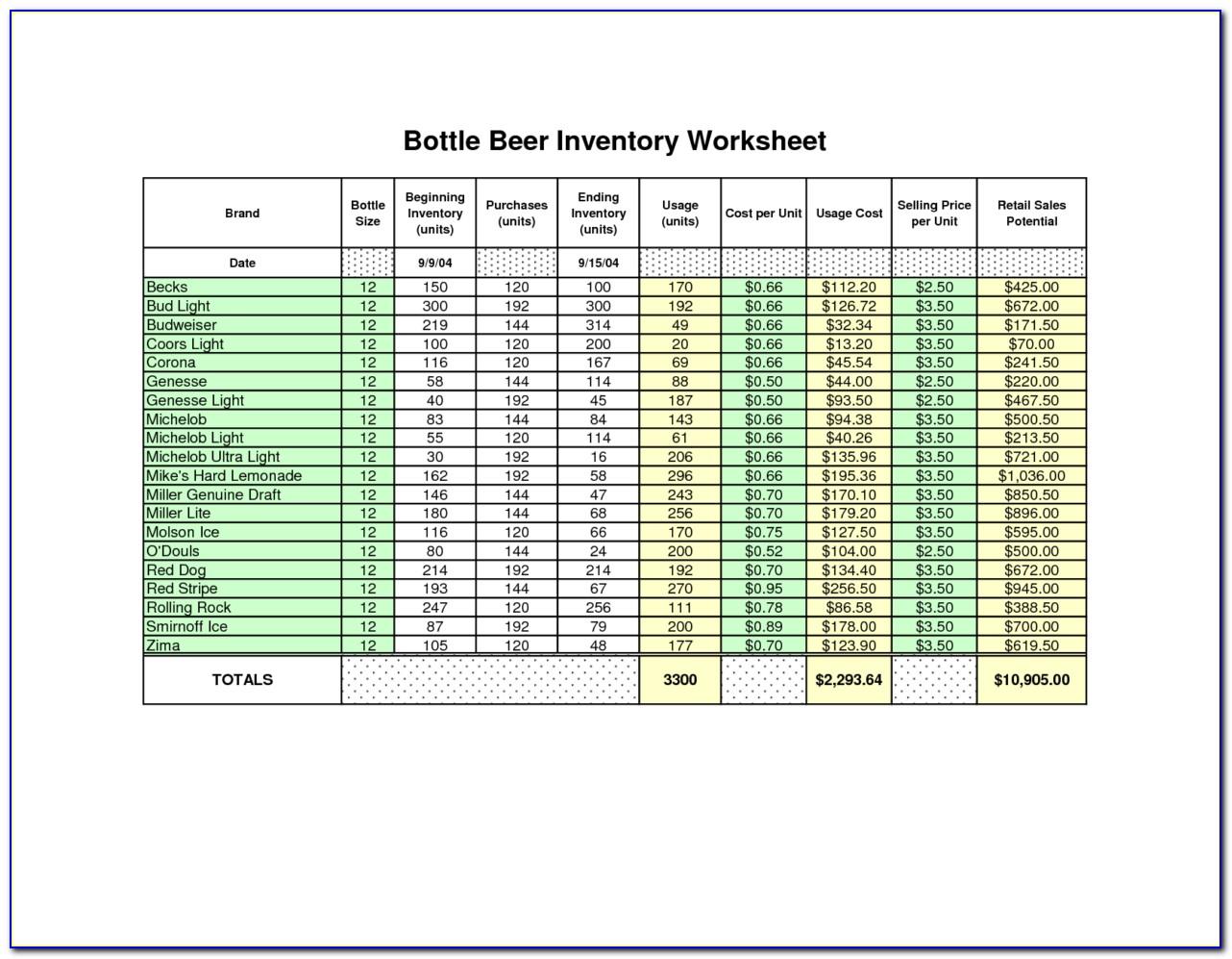 Retail Inventory Tracker Excel Template
