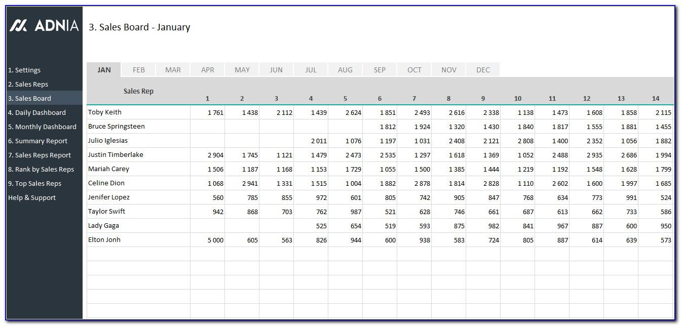Sales Opportunity Tracking Excel Template
