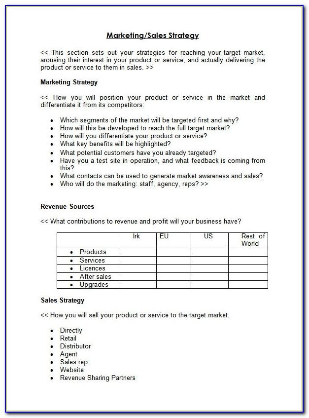 Sales Territory Management Plan Template