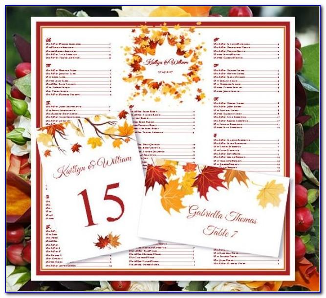 Thanksgiving Place Cards Template Free