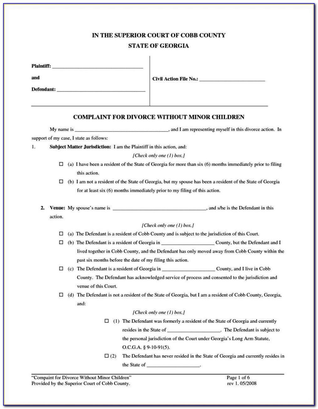 Virginia Marriage Separation Agreement Template