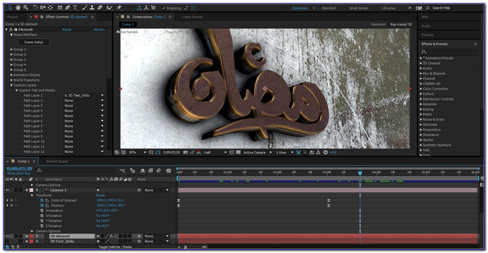 3d Logo Animation After Effects Template Free Download