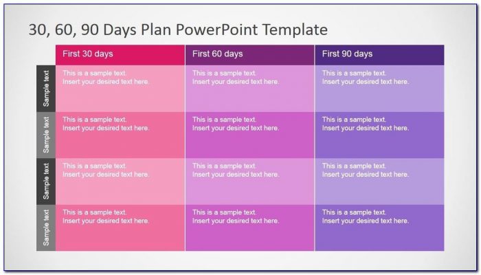 90 Day Business Plan Format