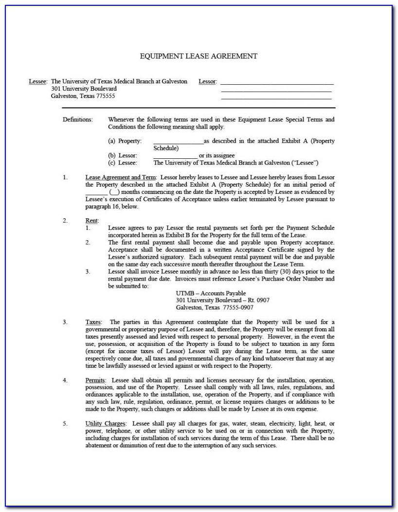 Agreement Lease Residential Form 400