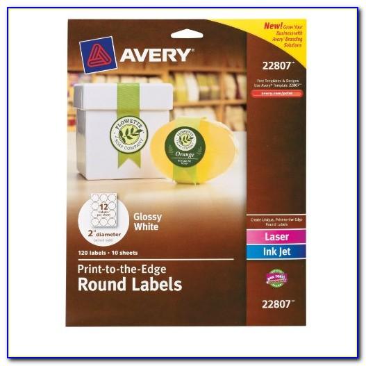 Avery Circle Labels Template 22807