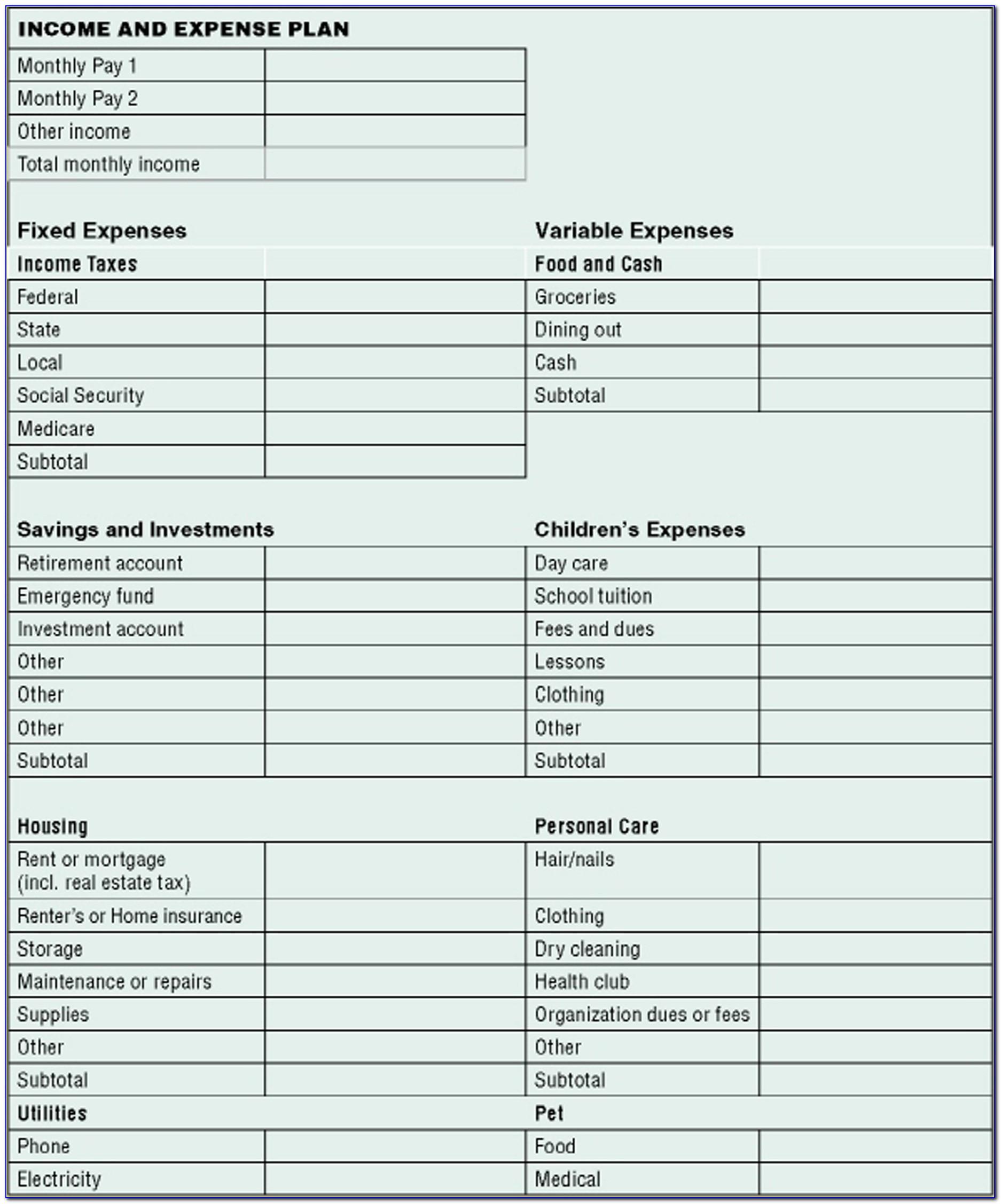 Consolidated Financial Statements Template