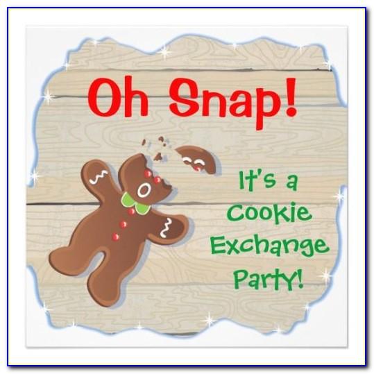 Cookie Swap Party Invitations Templates