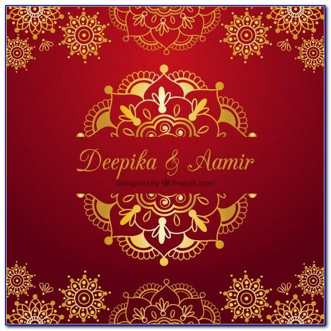 Editable Indian Wedding Invitation Templates Free Download