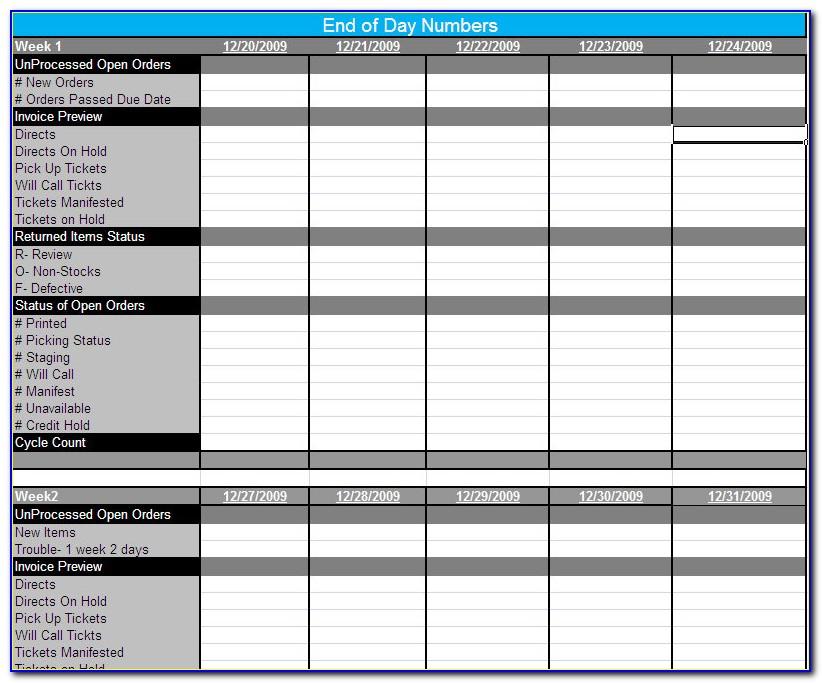 Excel Erp Template Free