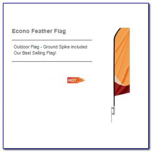 Feather Flag Banner Template
