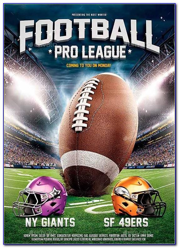Football Poster Template Word