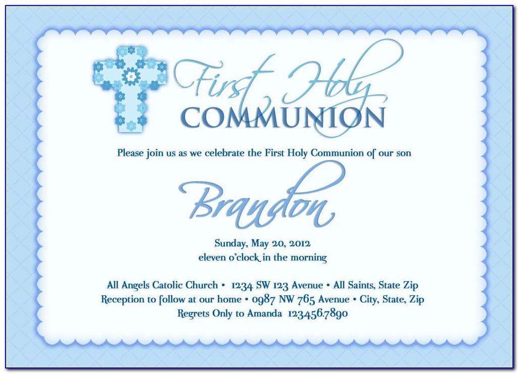 Free Communion Invitation Templates