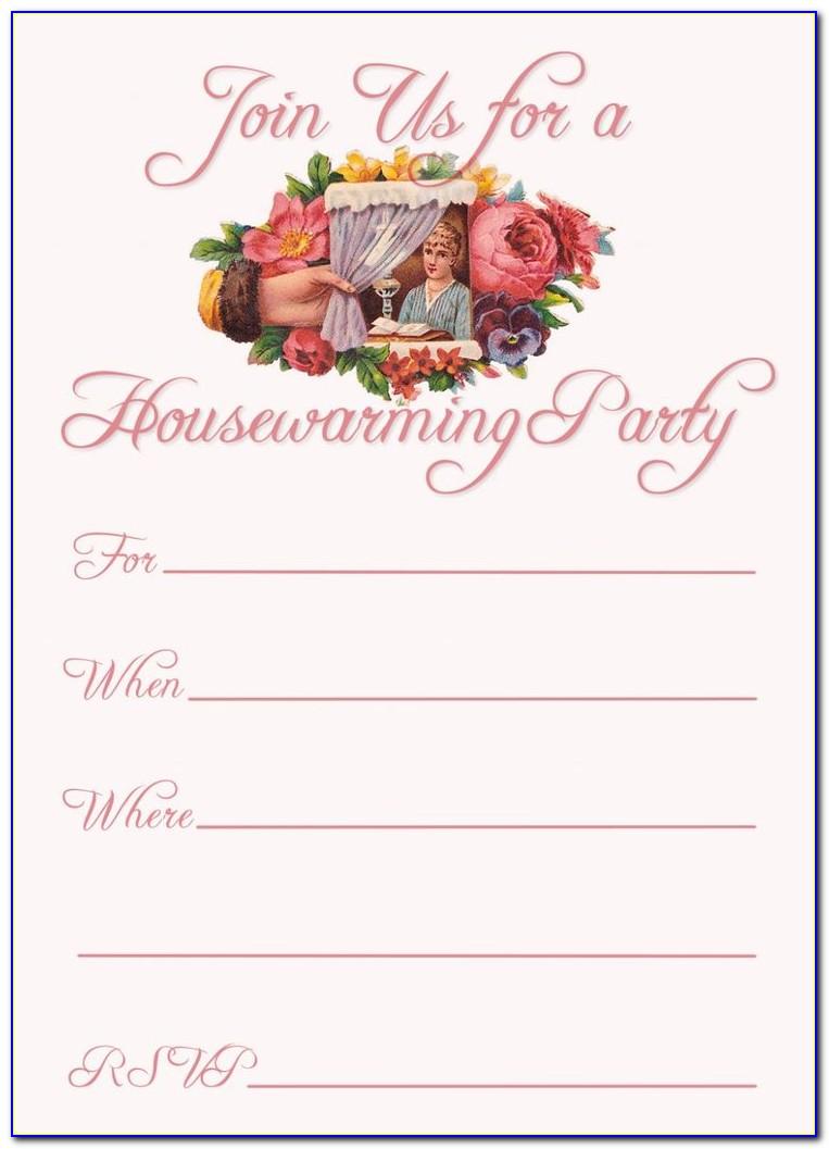 Free Housewarming Party Invitation Template