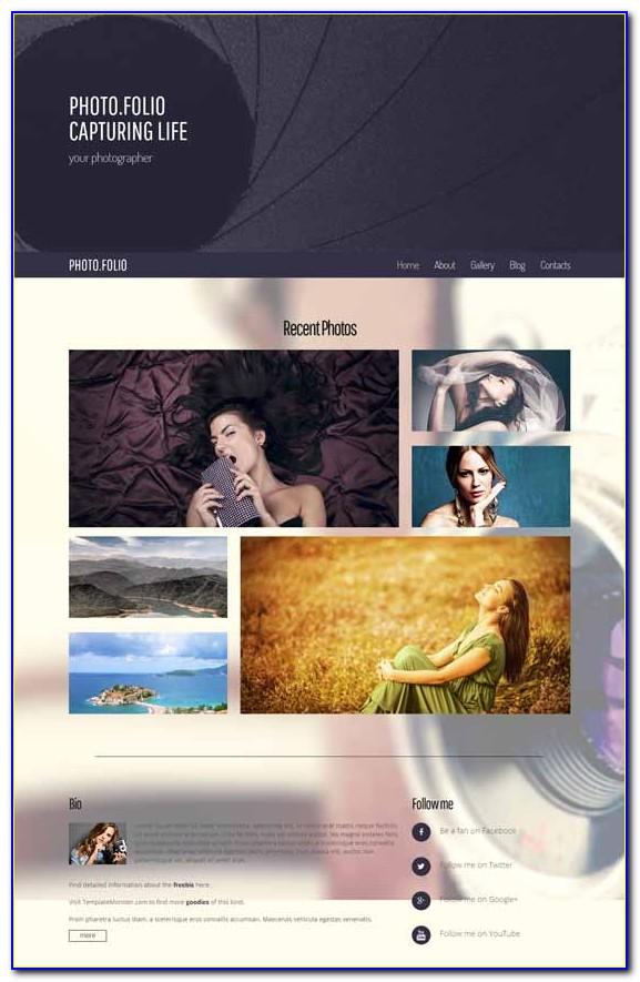 Free Html5 Website Templates For Photographers