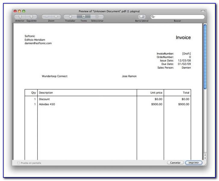 Free Invoice Template For Apple Pages