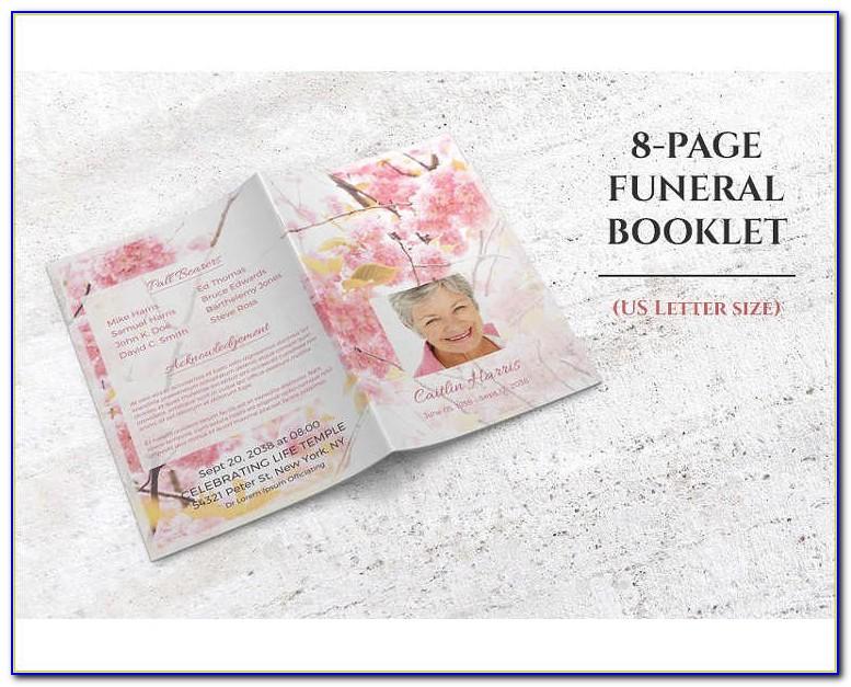 Free Memorial Service Booklet Template