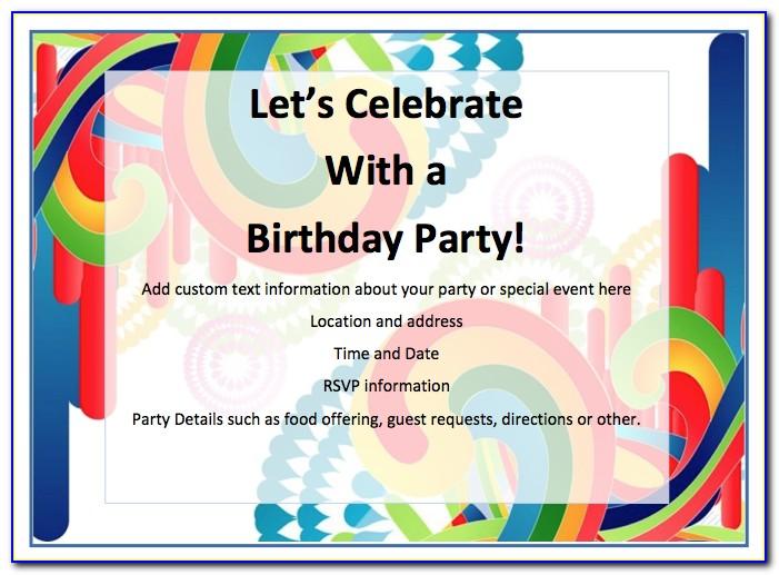Free Party Flyer Templates For Microsoft Word