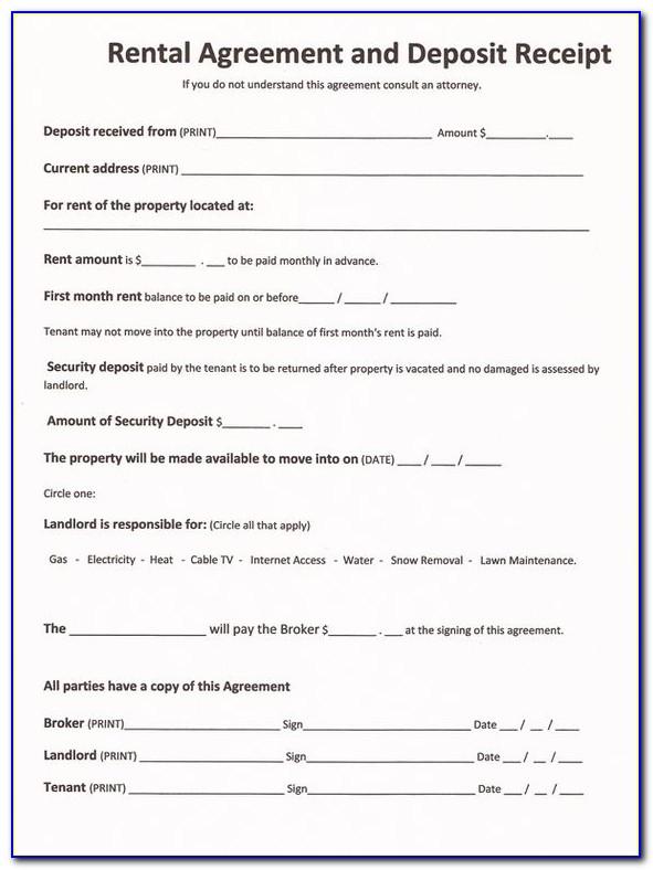 Free Rental Agreement Contract Template