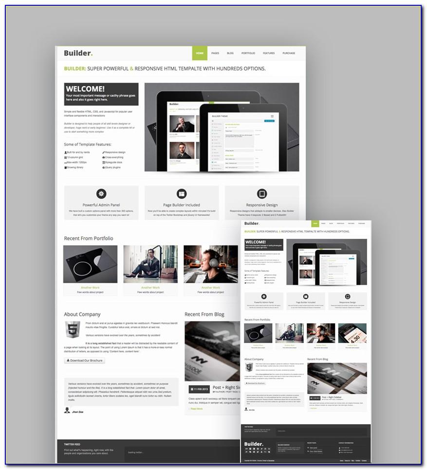 Html5 Responsive Web Template Free Download