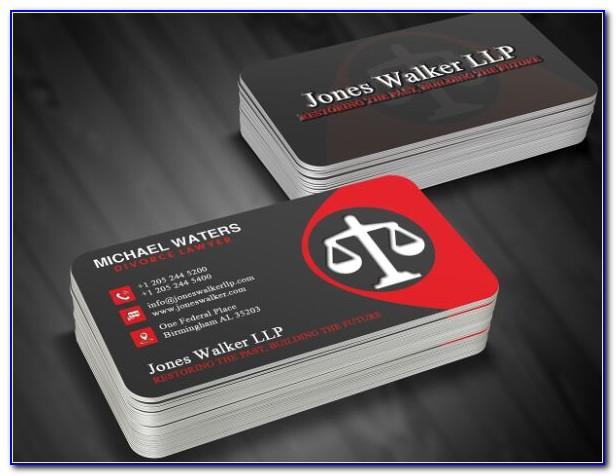 Lawyers Visiting Cards Templates