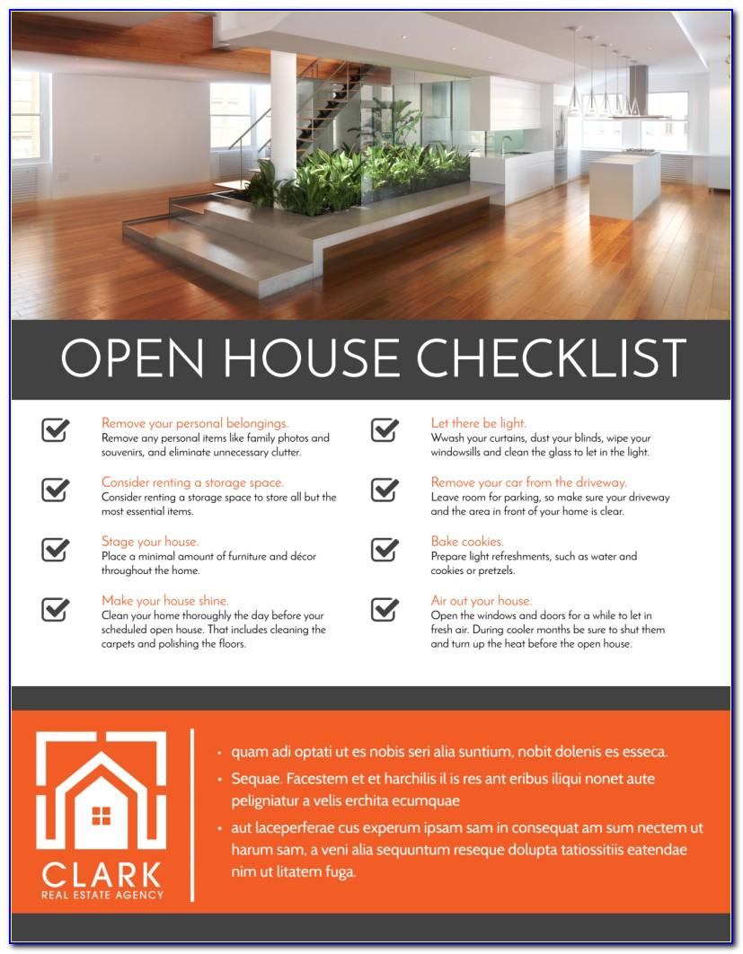 Open House Flyer Template Publisher