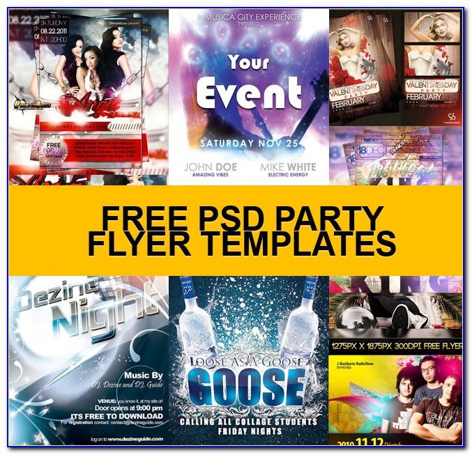Party Flyer Template Free Word