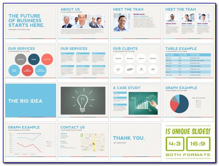 Pitch Deck Powerpoint Template Download