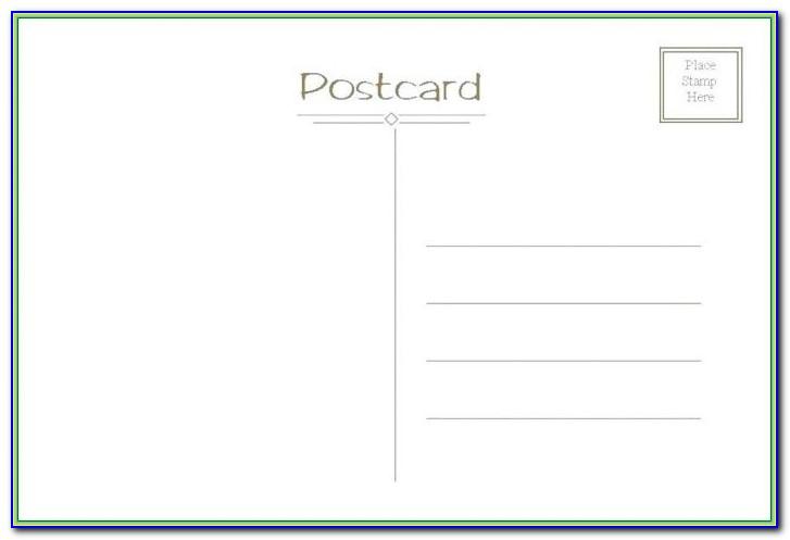 Postcard 4x6 Mailing Guidelines