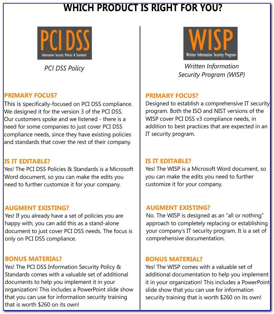 Sample Pci Dss Information Security Policy