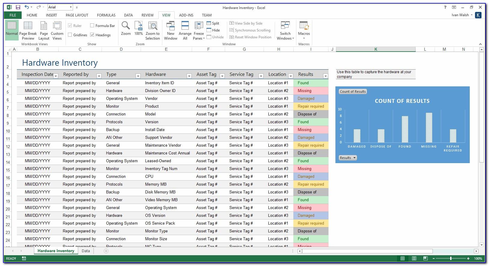 Server Capacity Planning Template Excel