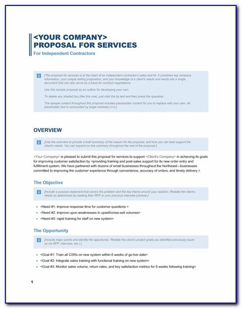 Sharepoint Project Proposal Template