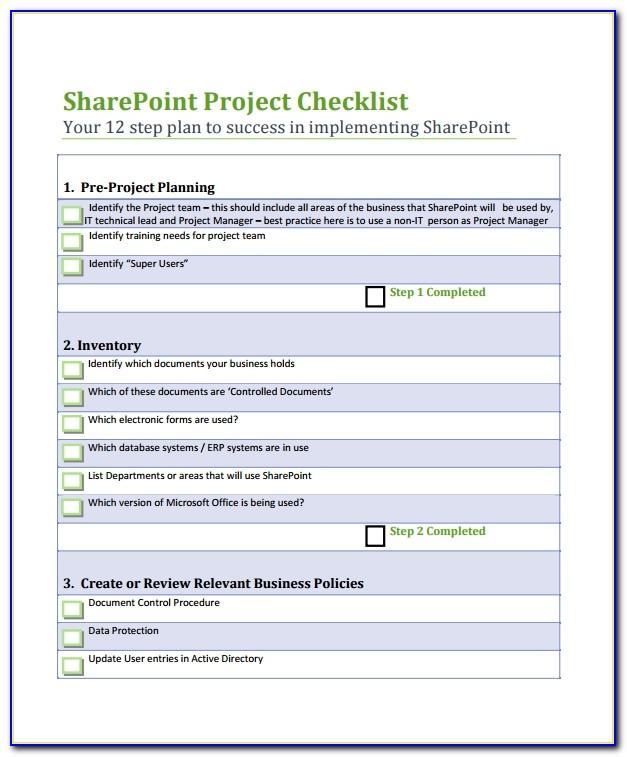 Sharepoint Proposal Example