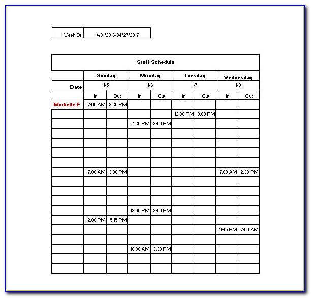 Staffing Plan Template Excel
