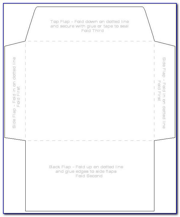 Template For Printing Small Envelopes
