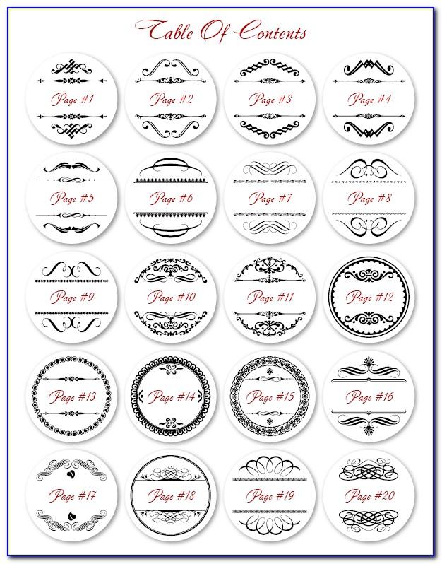 Template For Small Circle Labels