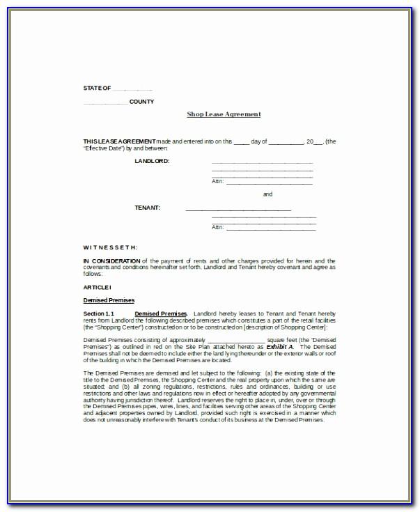 Warehouse Agreement Forms