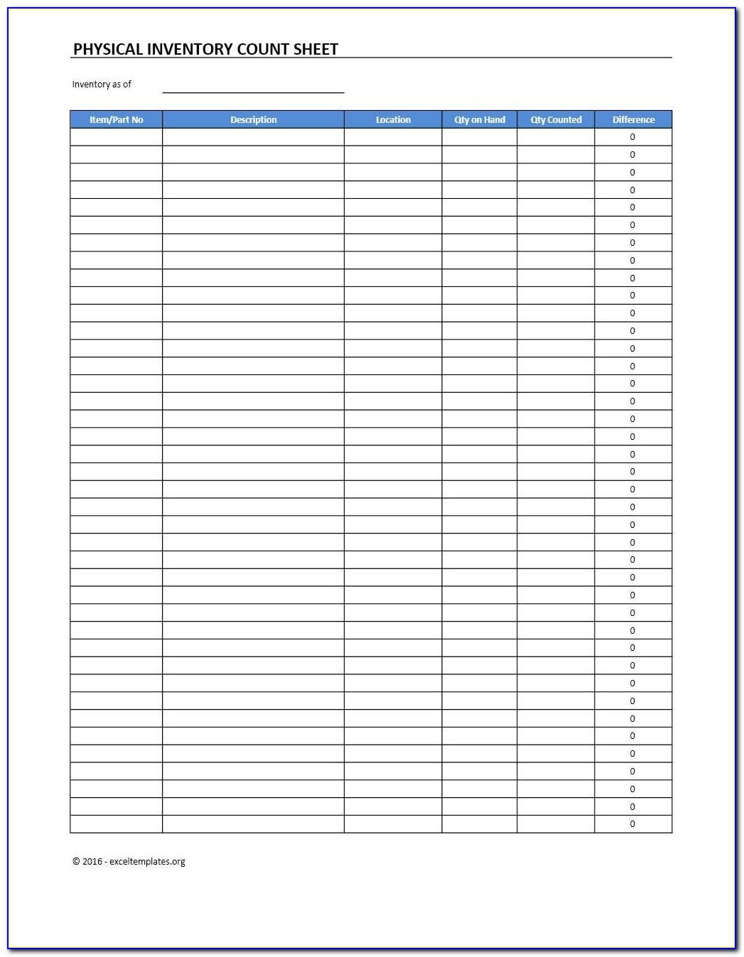 Warehouse Report Template Excel