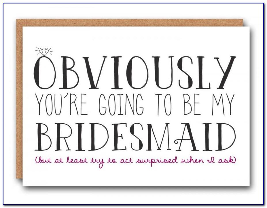 Will You Be My Bridesmaid Letter Template Free