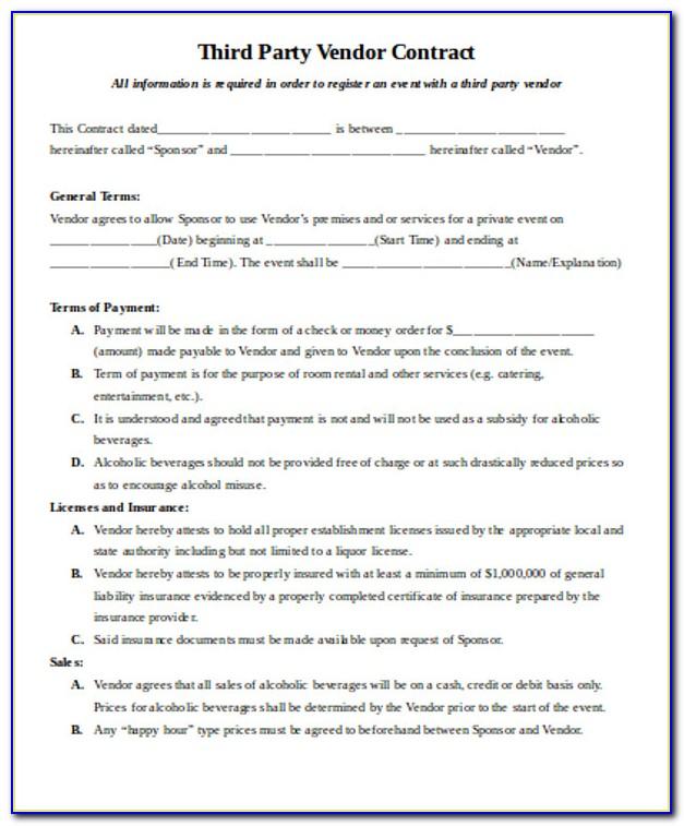3rd Party Agreement Template