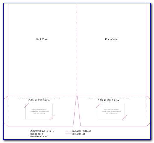 9x12 Presentation Folder Template Illustrator