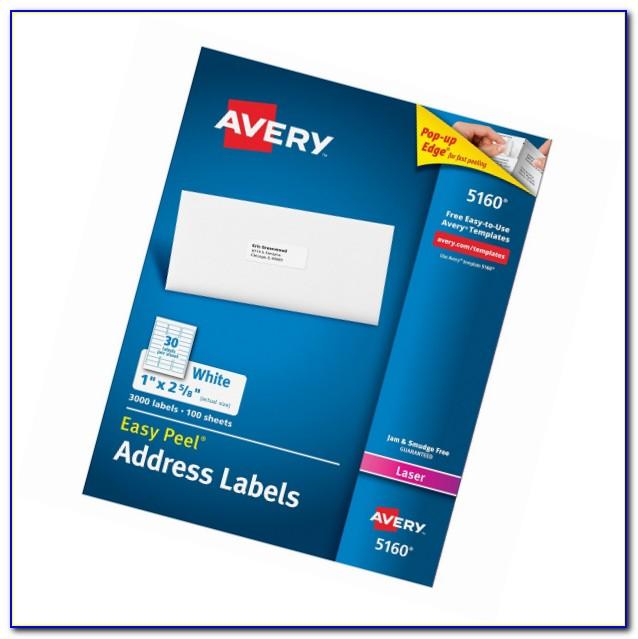 Avery Laser Address Labels Template