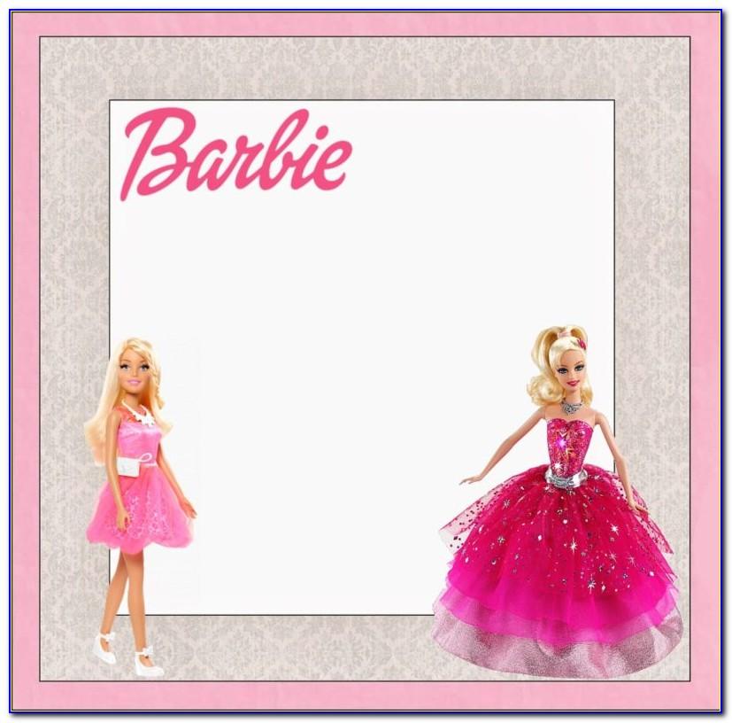 Barbie Invitation Templates Free Download