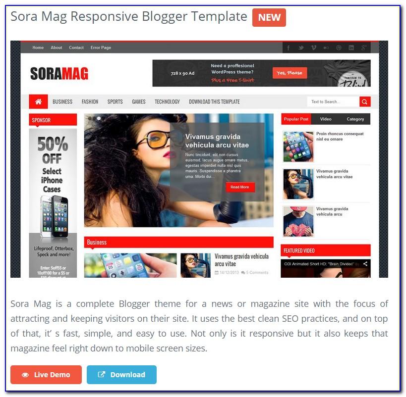 Bootstrap Responsive Blog Website Templates Free Download