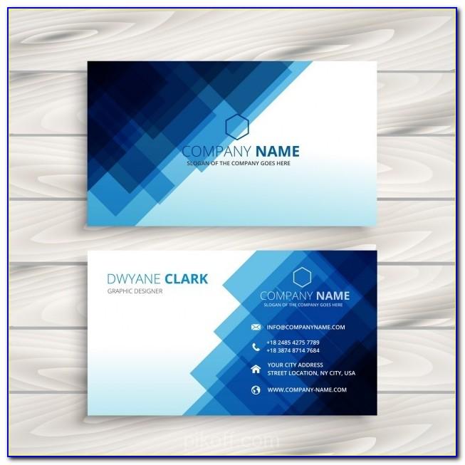 Business Card Template Ai File Free Download