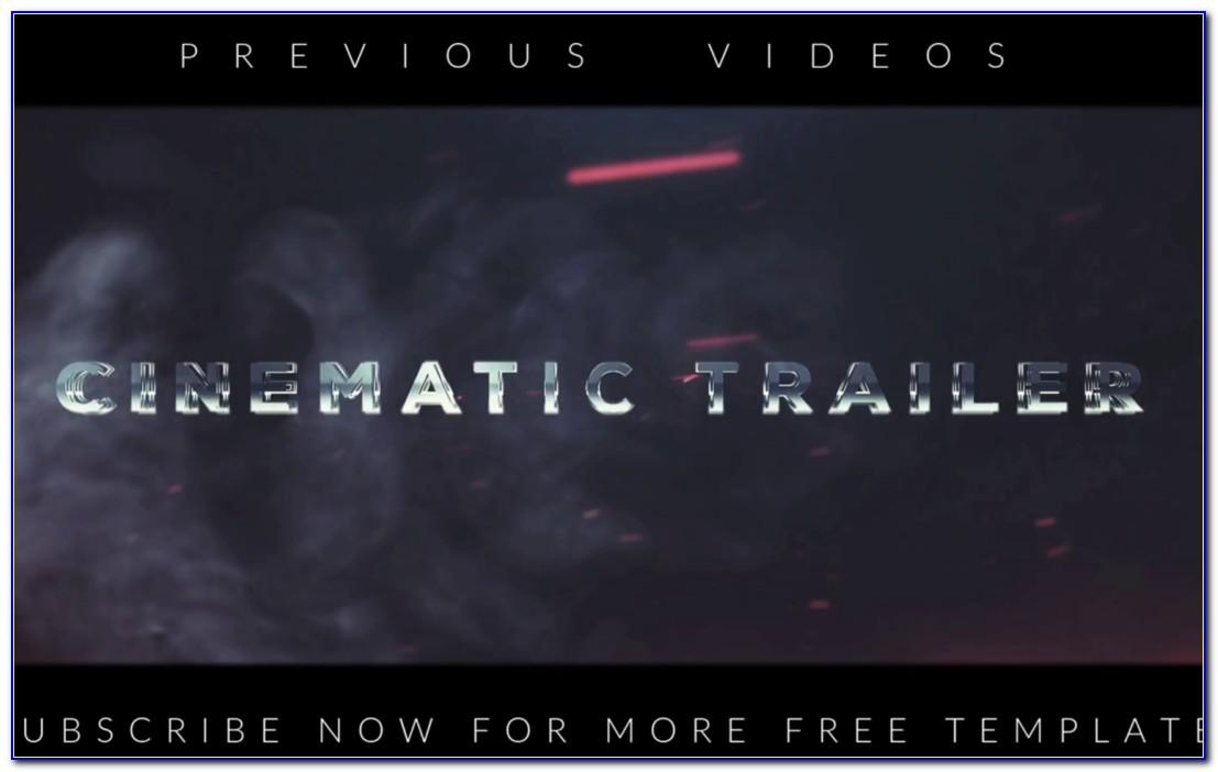 Cinematic Title After Effects Template Free