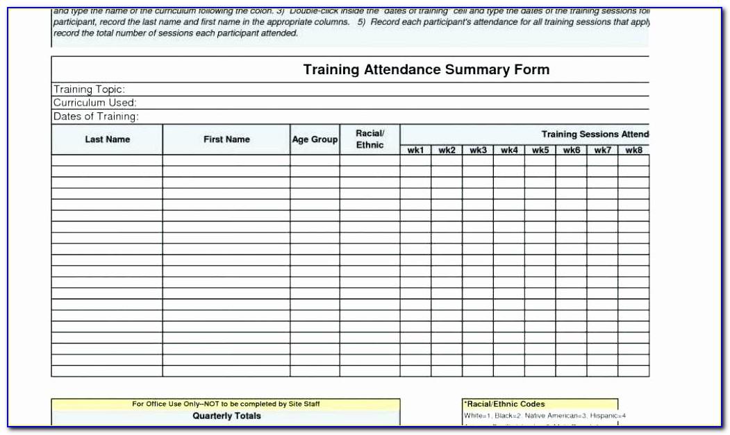Employee Training Record Template Excel Uk